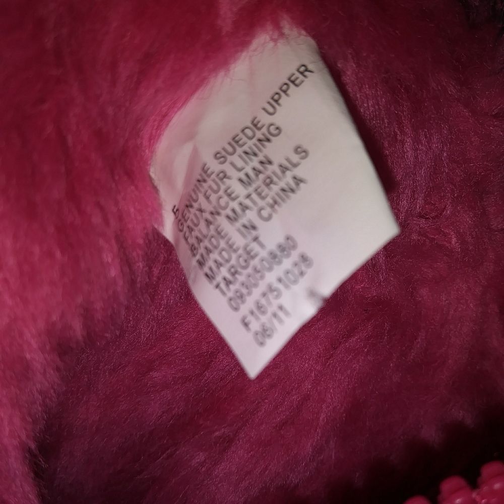Circo Pink Suede Fur Boots 5 - Picture 5 of 6